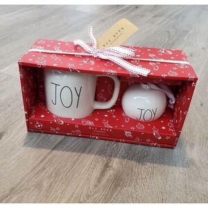 Rae Dunn JOY Mug & Ornament Set
